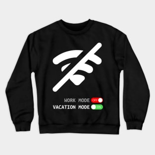 The design represents the perfect work-life balance !!! - Dark Colors Crewneck Sweatshirt